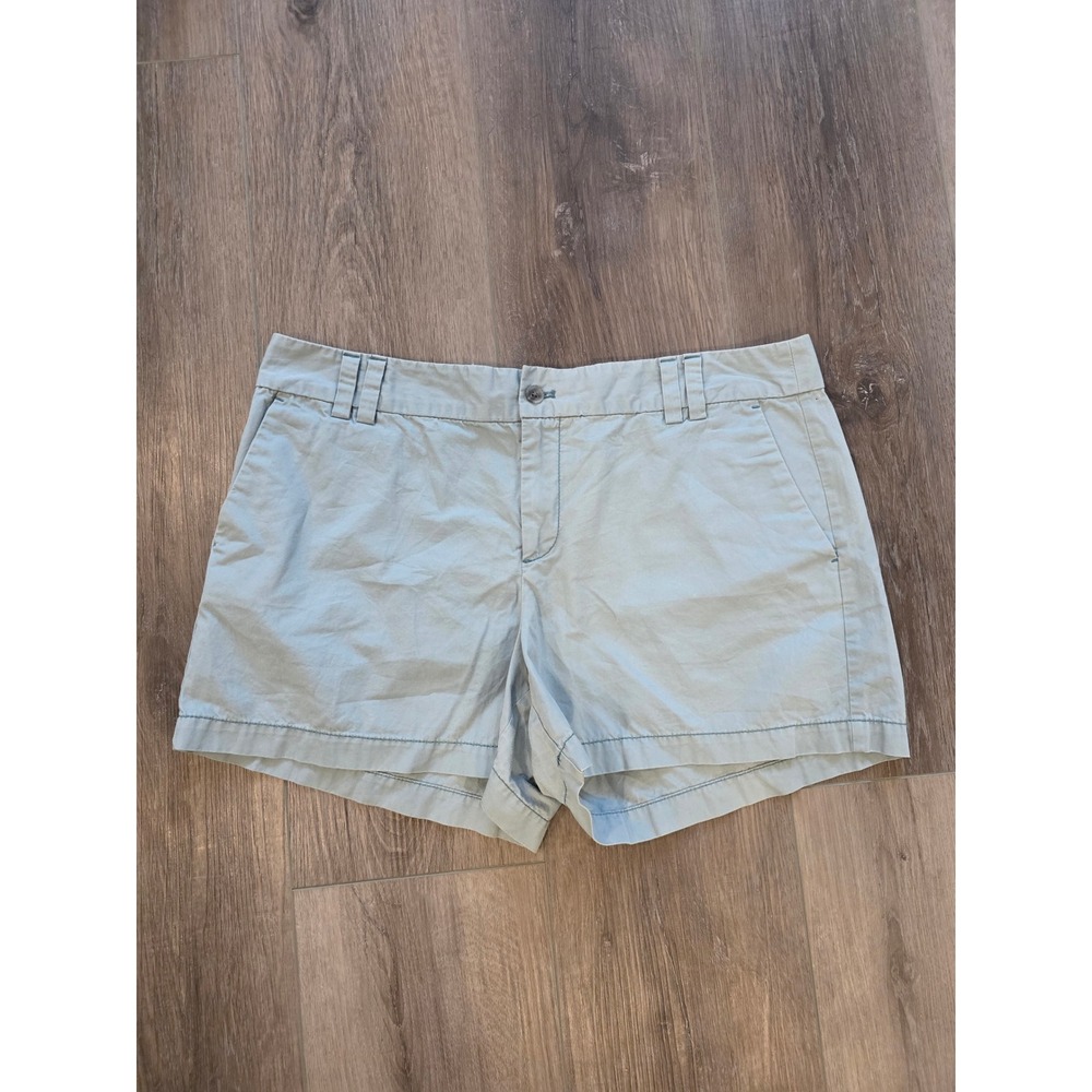 Ann Taylor LOFT Women's Size 12 Light Mint 100% Cotton Chino Shorts